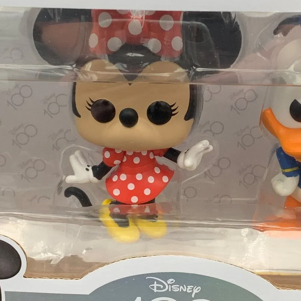 Funko Pop Disney 100 Mickey Minnie Donald Daisy 4 Pack Walmart Exclusive